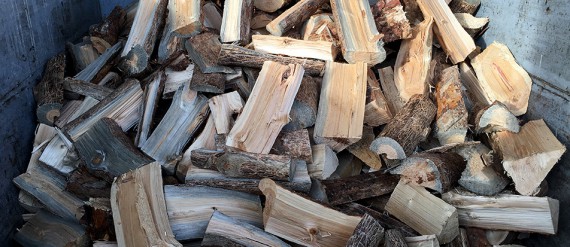 Chopped Fuel Wood